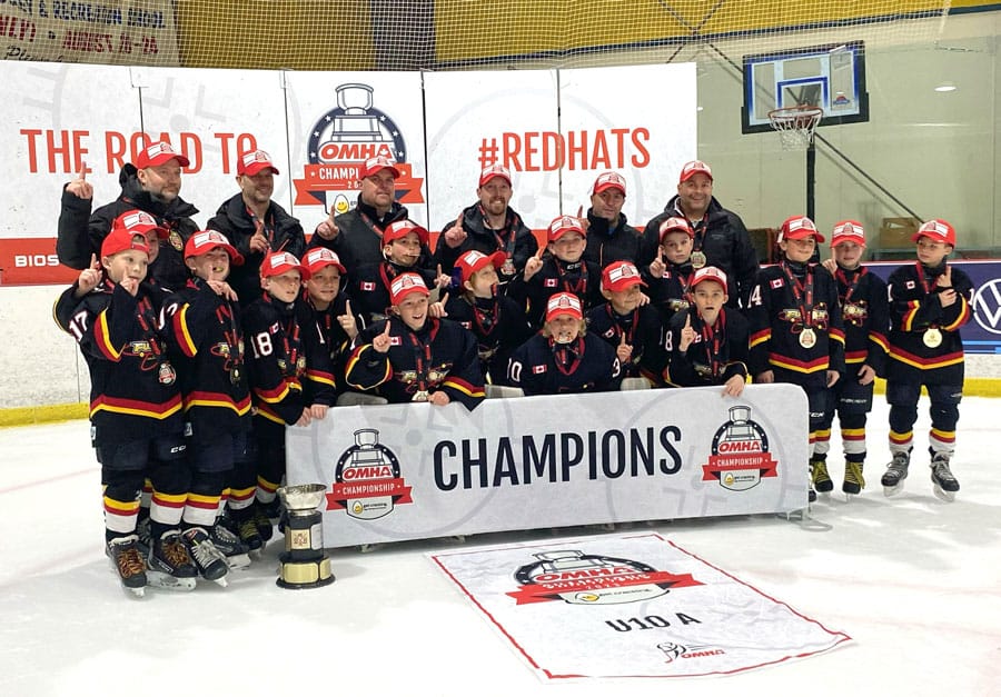 Centre Wellington Fusion U10A team captured the OMHA Championship