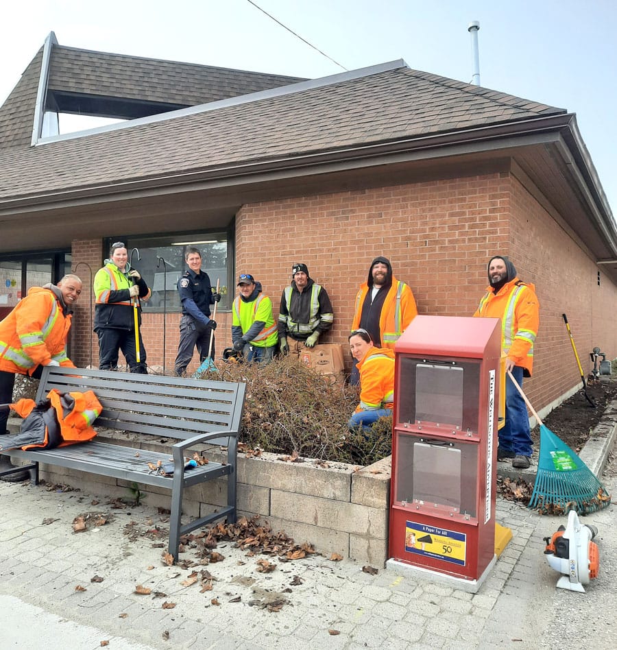 North Wellington volunteers clean up the community