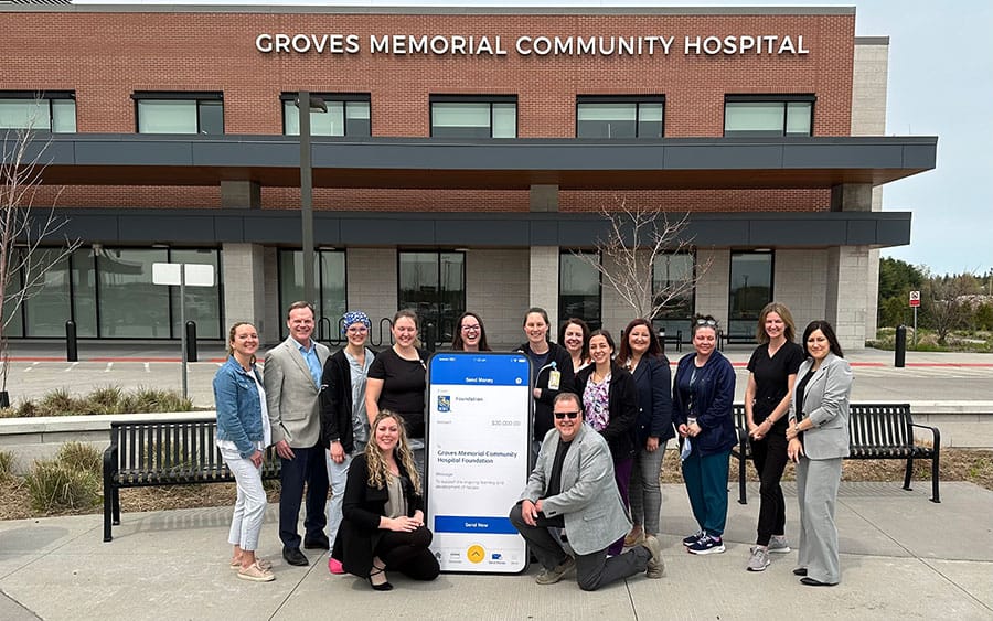 Groves Memorial Community Hospital will receive yearly donations from the RBC Foundation