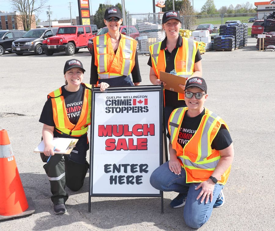 Another successful mulch sale for Crime Stoppers Guelph Wellington