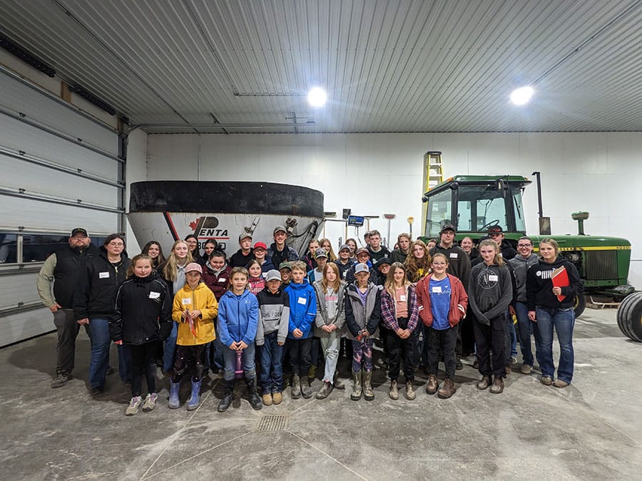 First West Luther 4-H beef club meeting