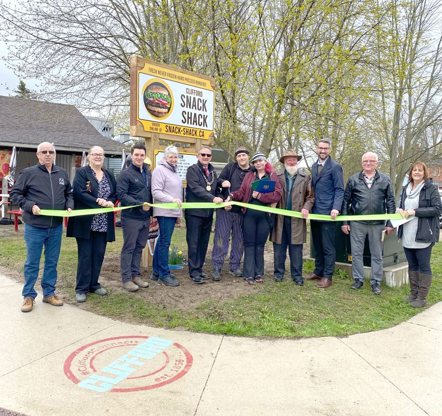Grand opening for Clifford Snack Shack