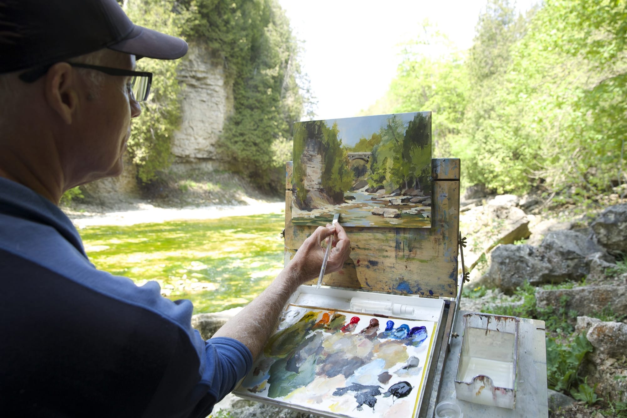 Artists transform Elora into living canvas during Plein Air Festival