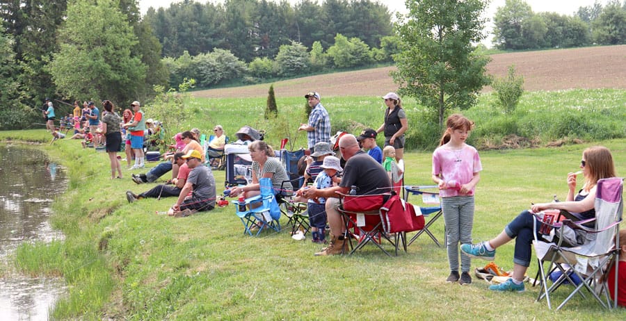 Record-breaking turnout for Arthur Optimist fish derby