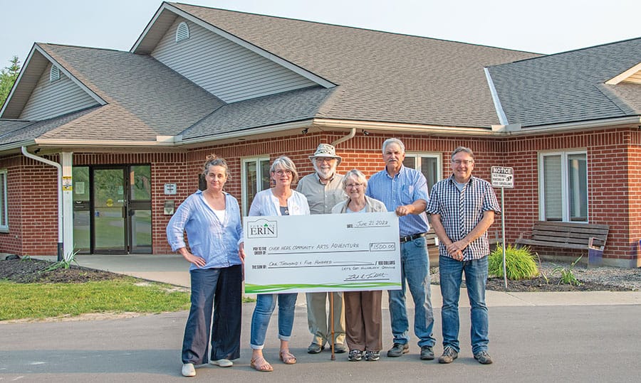 Donation to fund upcoming community art projects