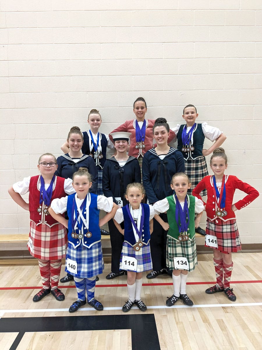 Blue Bonnet Lassies dance their way to top honours in recent competitions