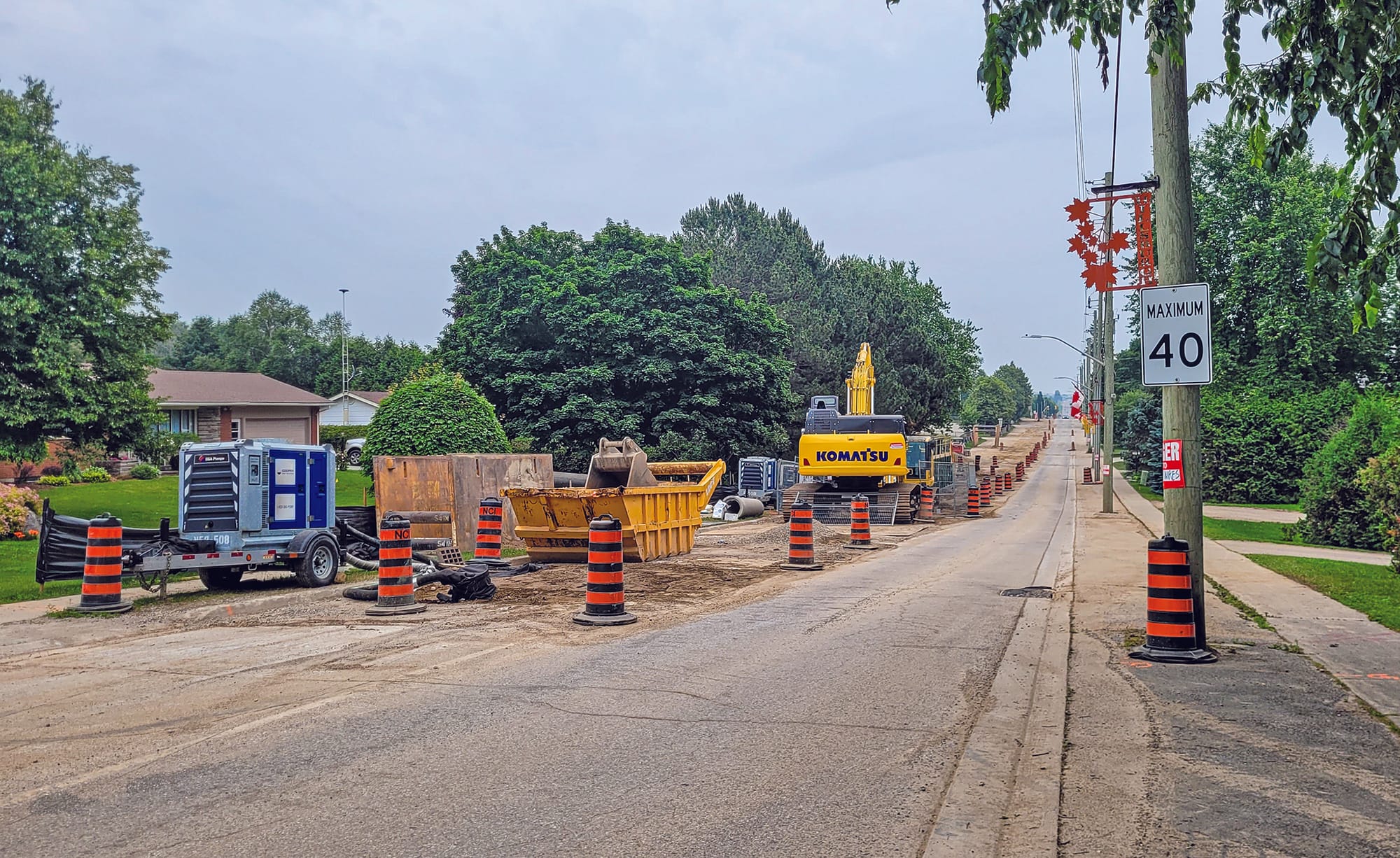 Partial Closure of Trafalgar Road until August 4.