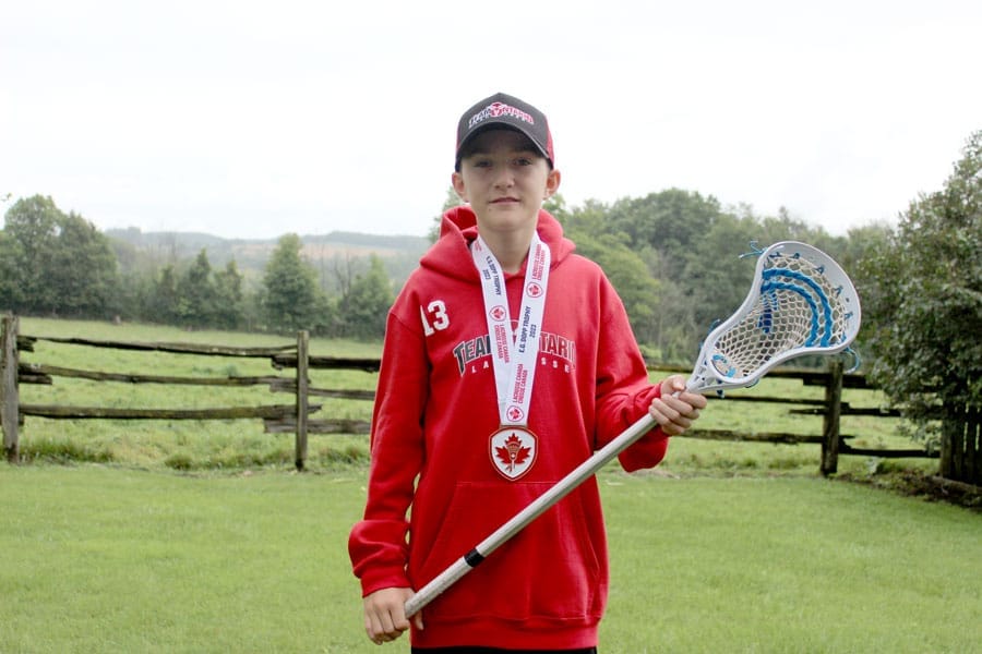 Garin Dunton wins U13 National Lacrosse Championship with Team Ontario