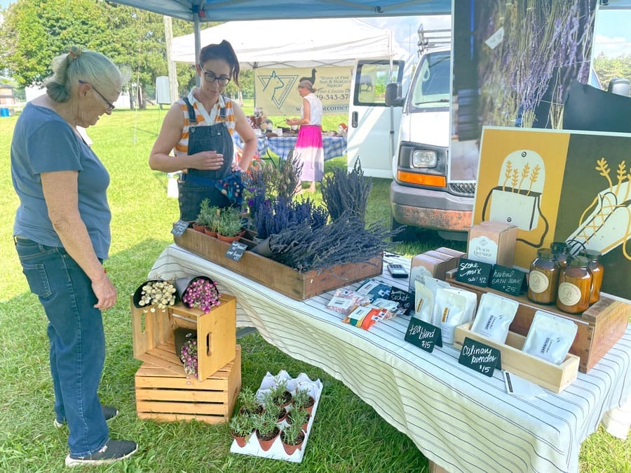 Local treasures at the Mapleton Farmer's Market Block Party