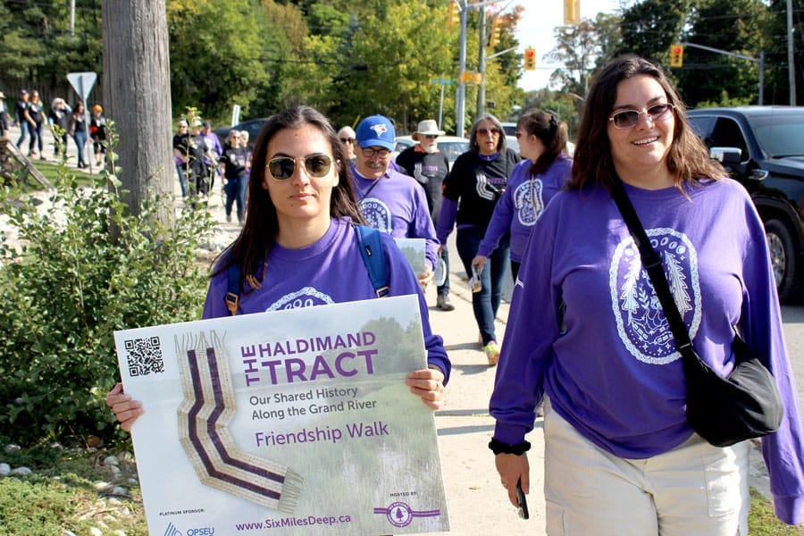 Six Nations Friendship Walk about relationships, education