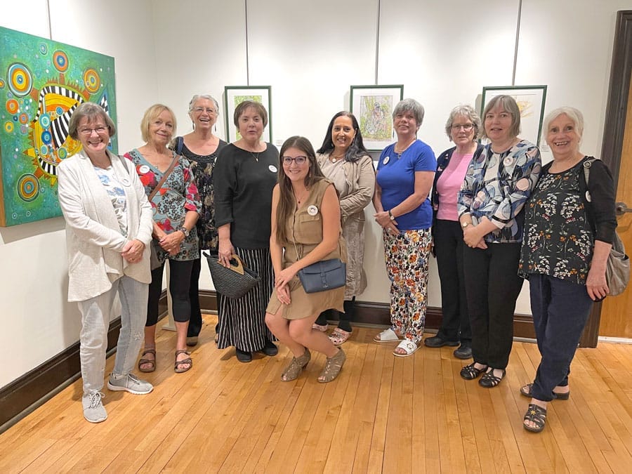 Saugeen Artist Guild members work on display at the Minto Arts Gallery