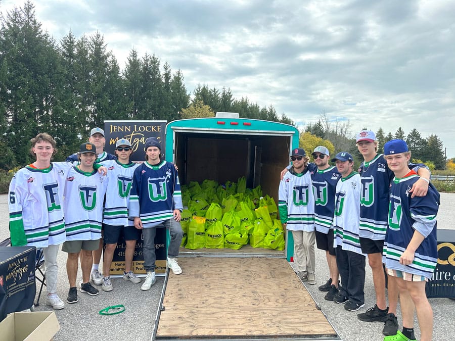 Porch Pick Up Food Drive for CW Food Bank took place Oct.1