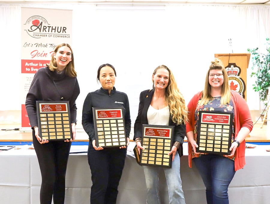 Arthur and District Chamber of Commerce holds Awards of Excellence