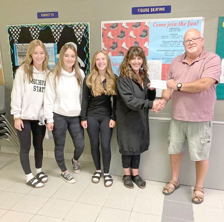 Mount Forest Legion aids skating club