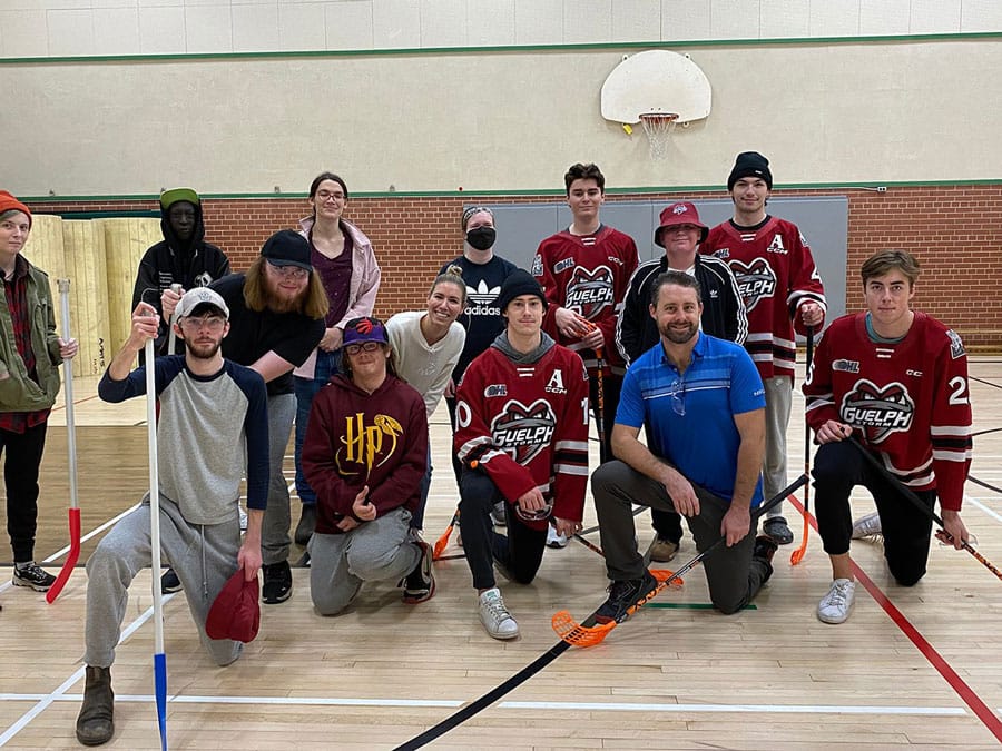 GCVI Students face off against Guelph Storm players