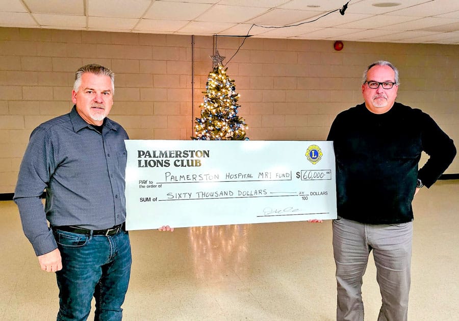 Lions donate $60,000 for hospital MRI