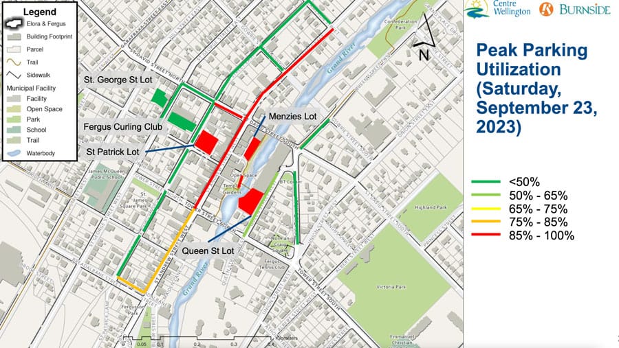 Council ponders parking issues in Fergus, Elora