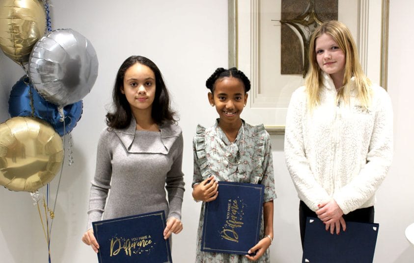 Catholic elementary students  honoured for making a difference