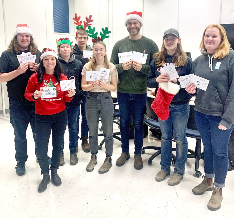 Norwell Abound sends singing greetings to Terrace