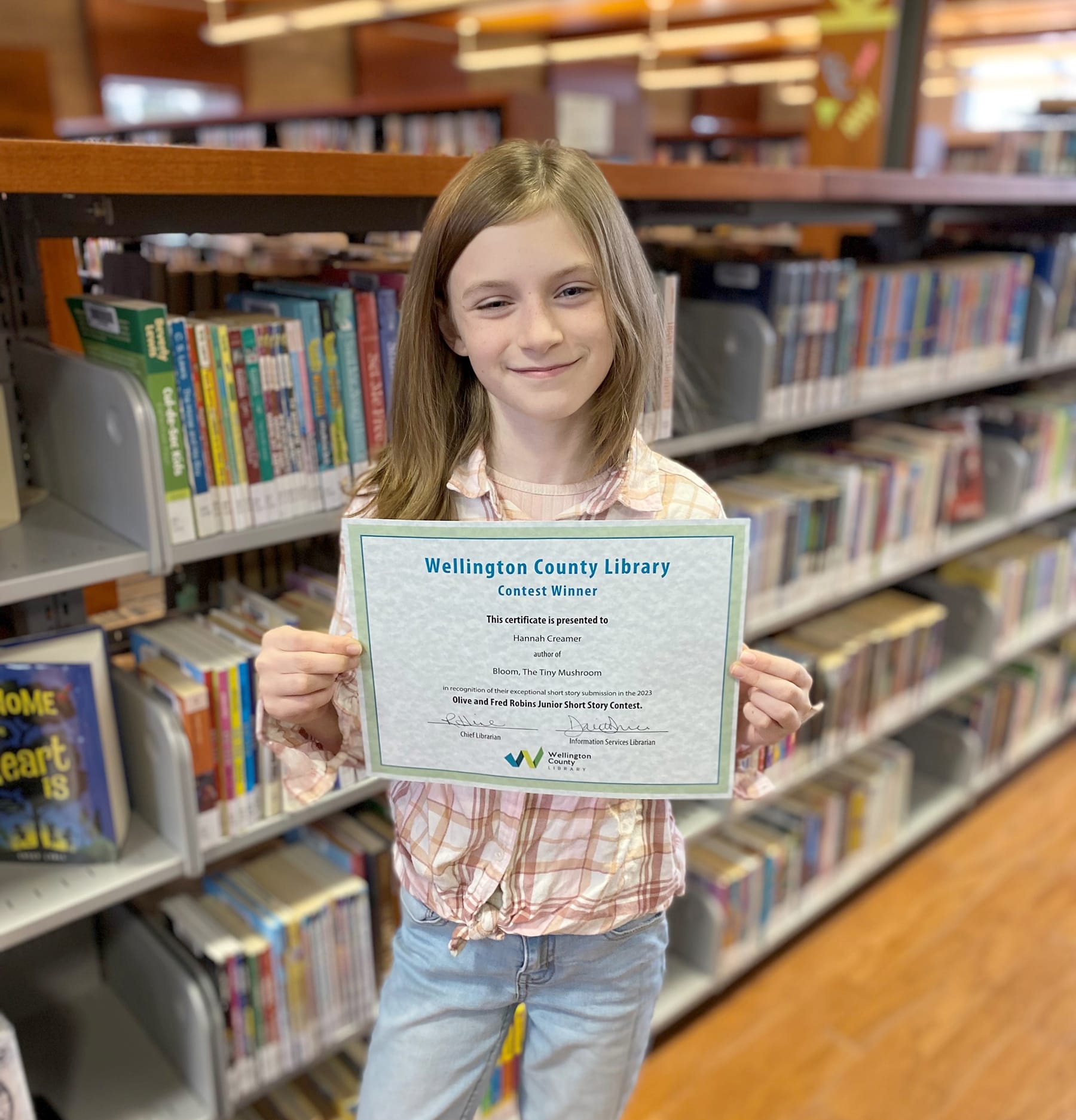Drayton student one of two winners of Junior Short Story Contest