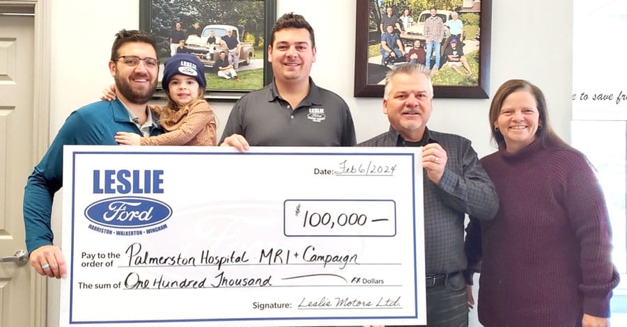 Leslie Motors pledges $100,000 to hospital MRI campaign