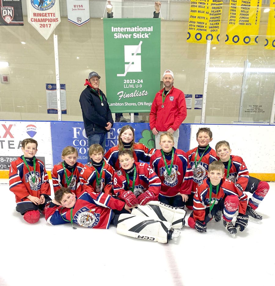 Mad Dogs U9 hockey team place second in International Silver Stick tournament