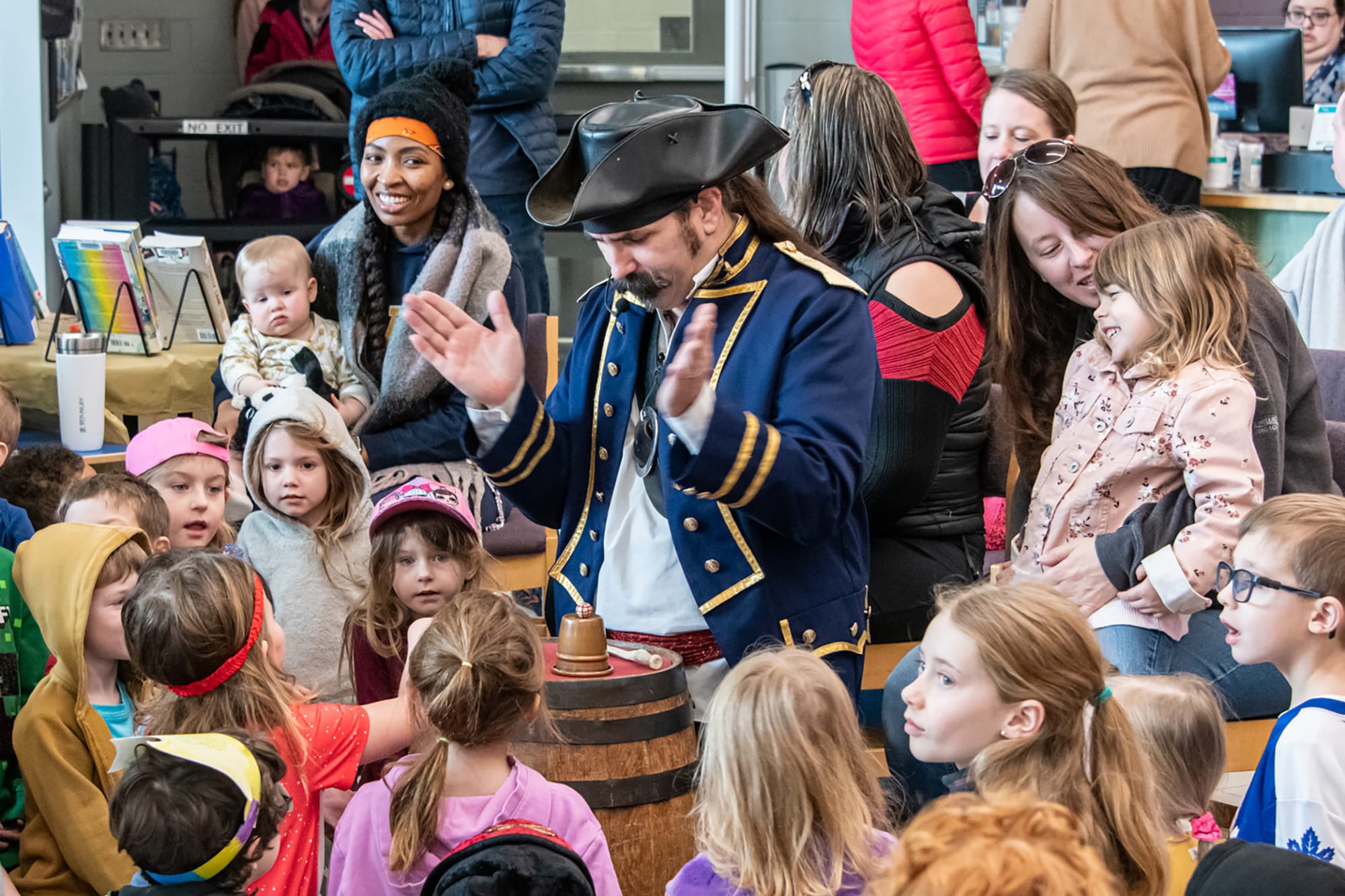 Pirate magician at the Erin library