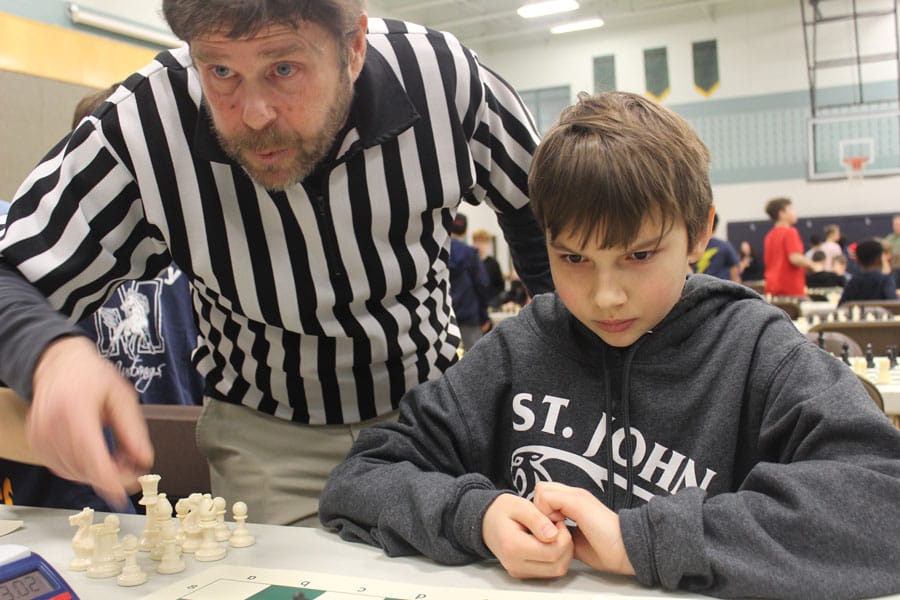 Students from Catholic school board battled it out during annual chess tournament