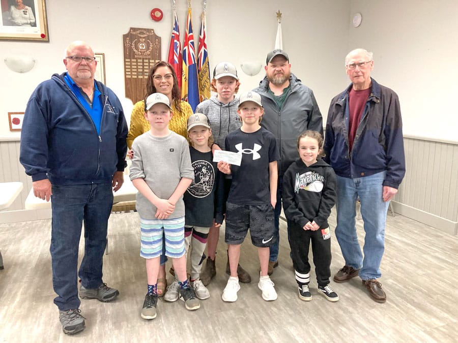 Donation to Mount Forest Minor Ball Association