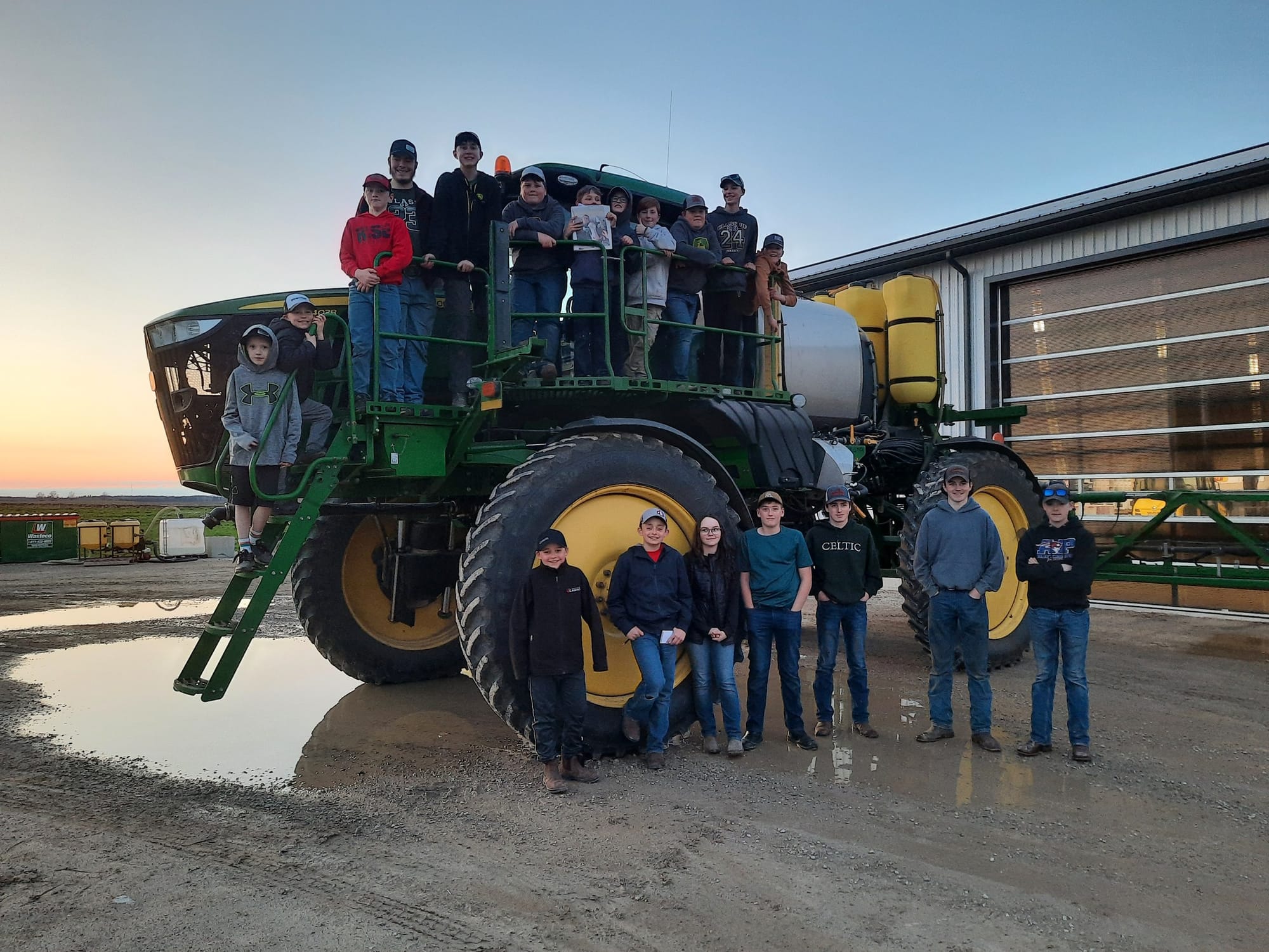 First West Luther Field Crops 4-H club meeting