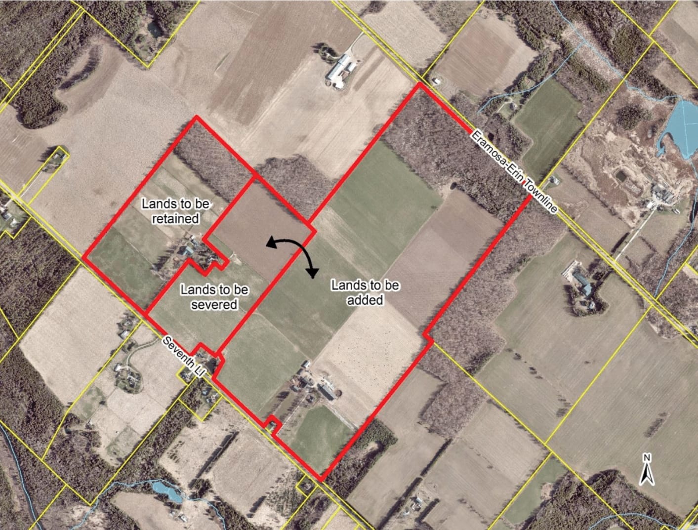 Township favours straight lines for lot severance