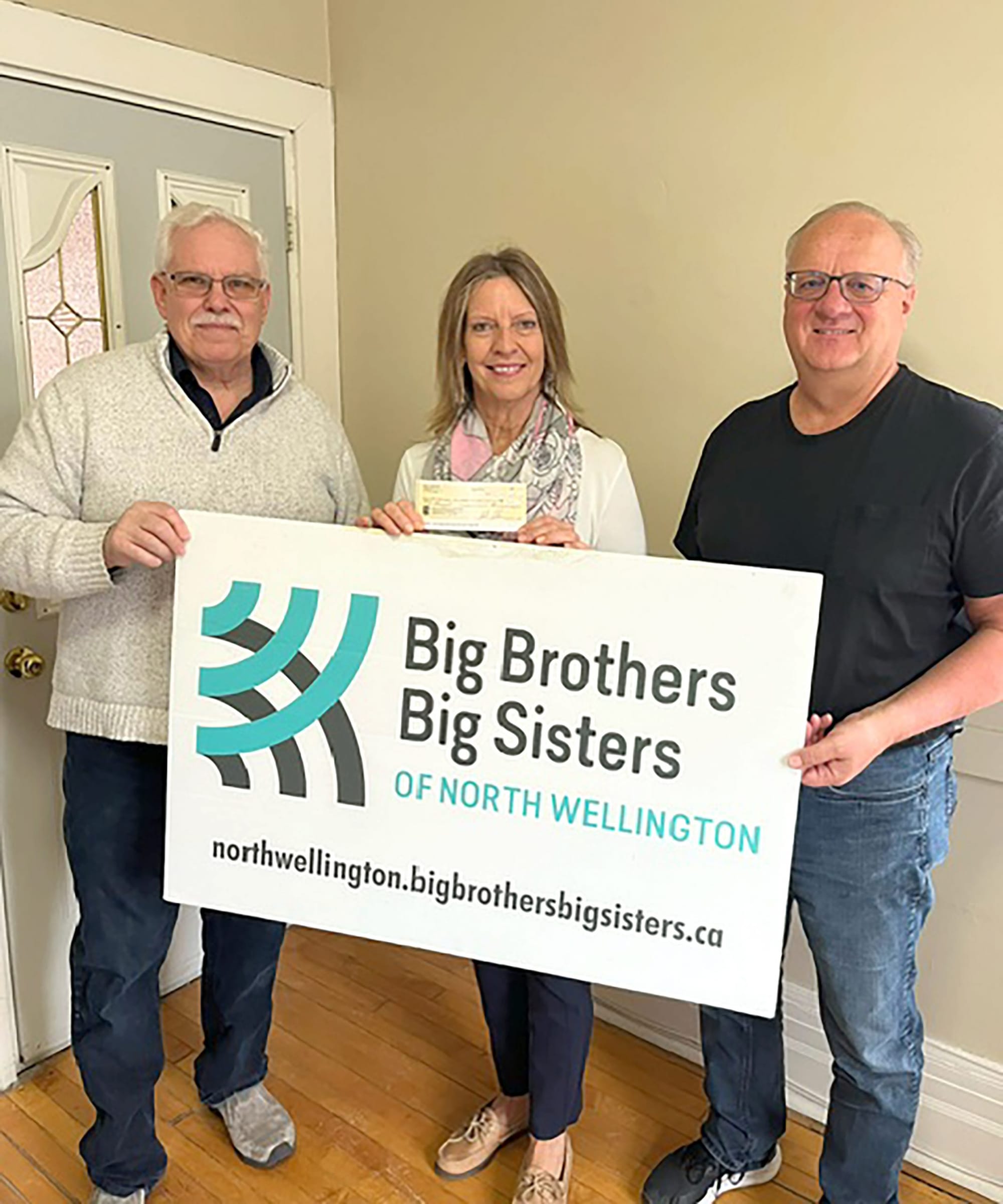 Donation to Big Brothers Big Sisters of North Wellington