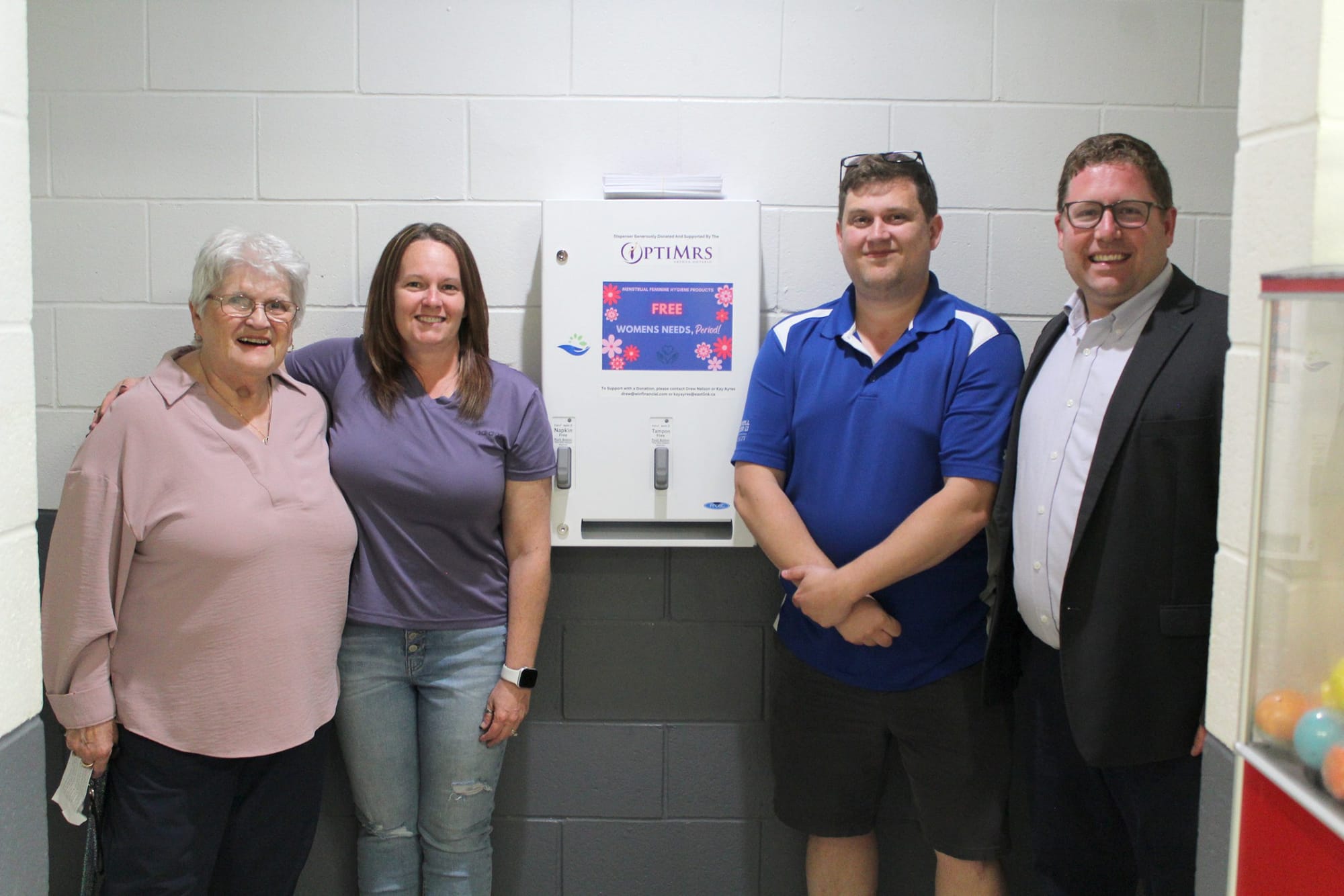 Free feminine hygiene products in Arthur