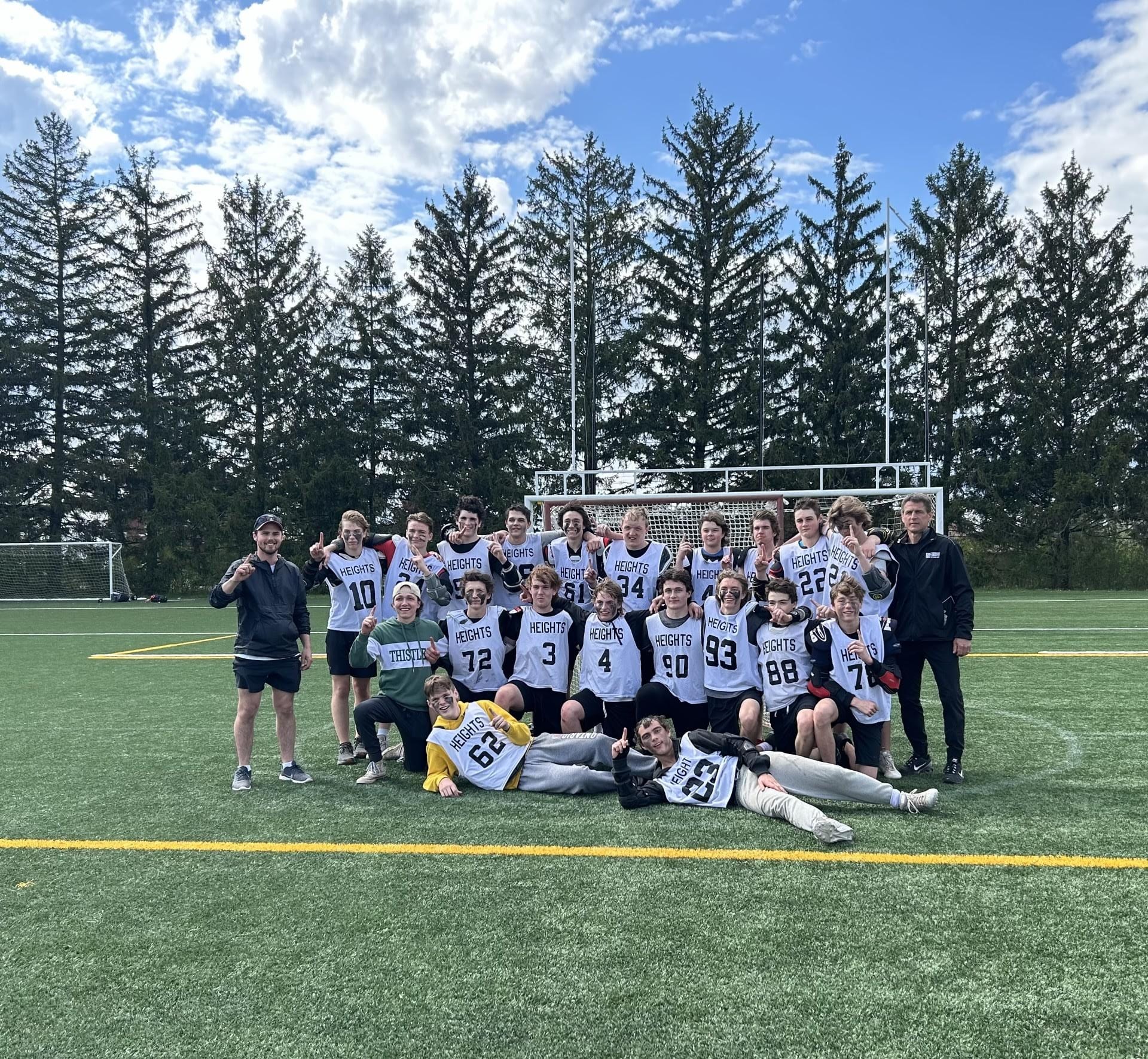WHSS Wolverine Boys Lacrosse team played at CWOSSA