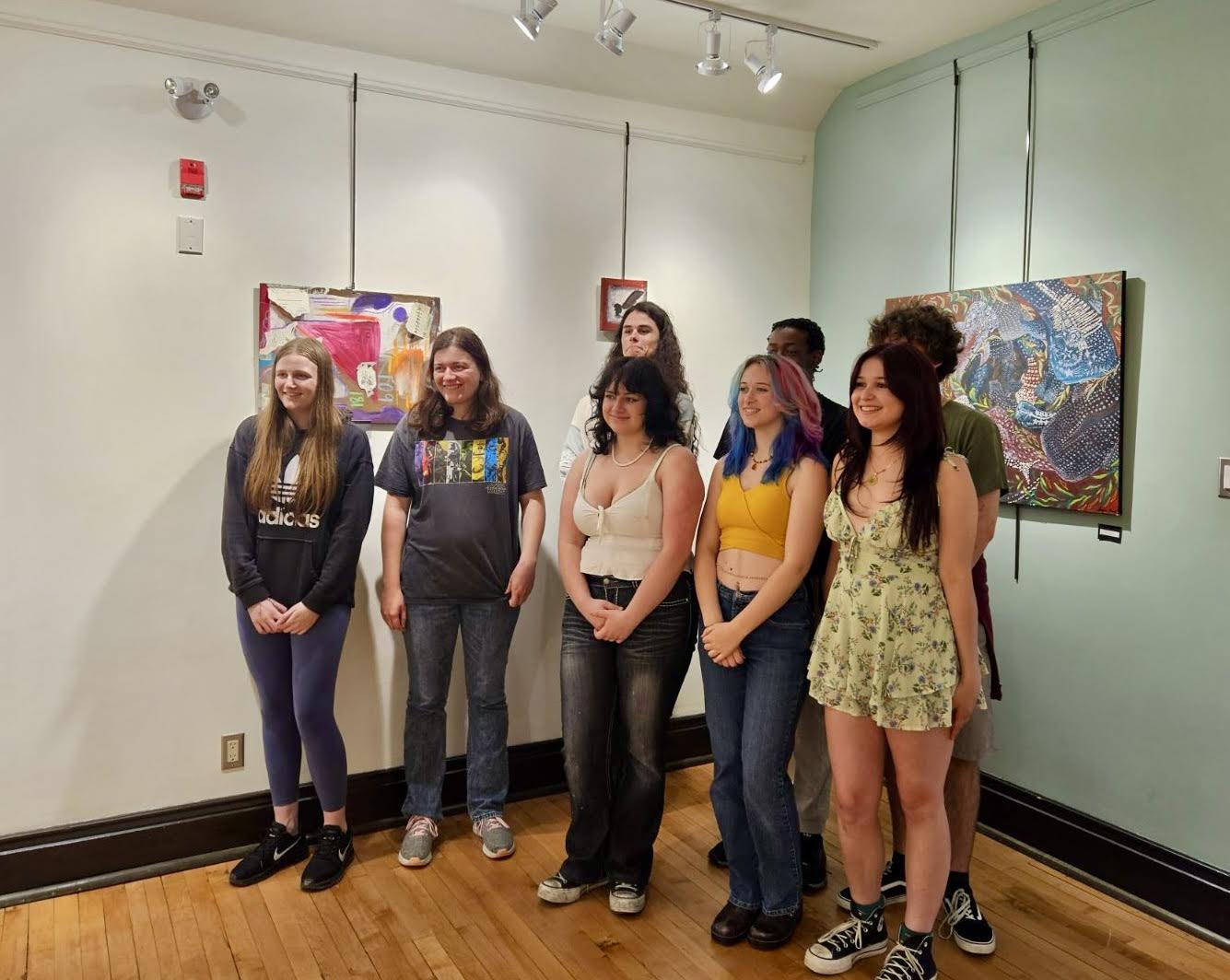 NDSS Students' displayed their art at the Minto Arts Council Gallery