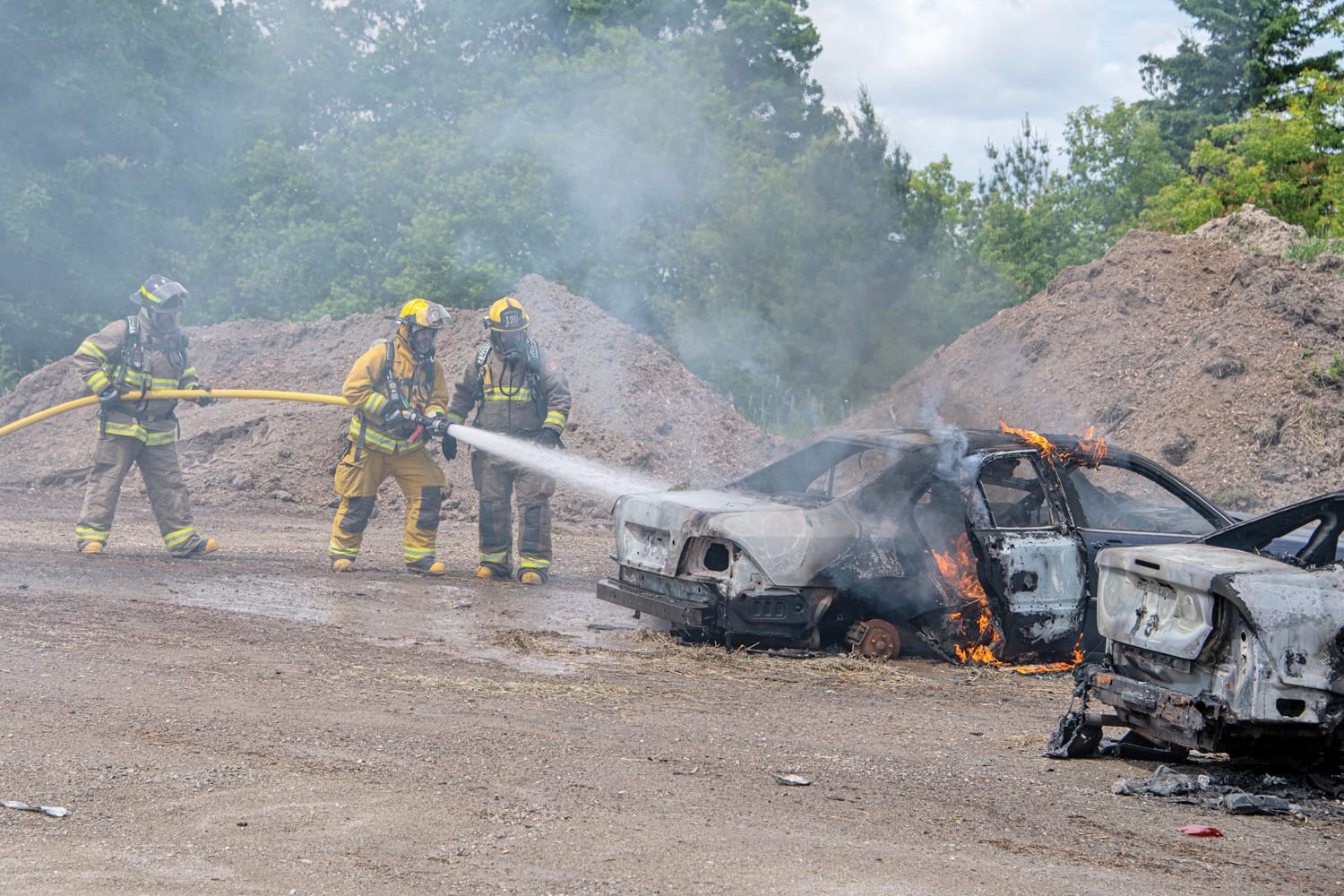 Live training session for Erin firefighters