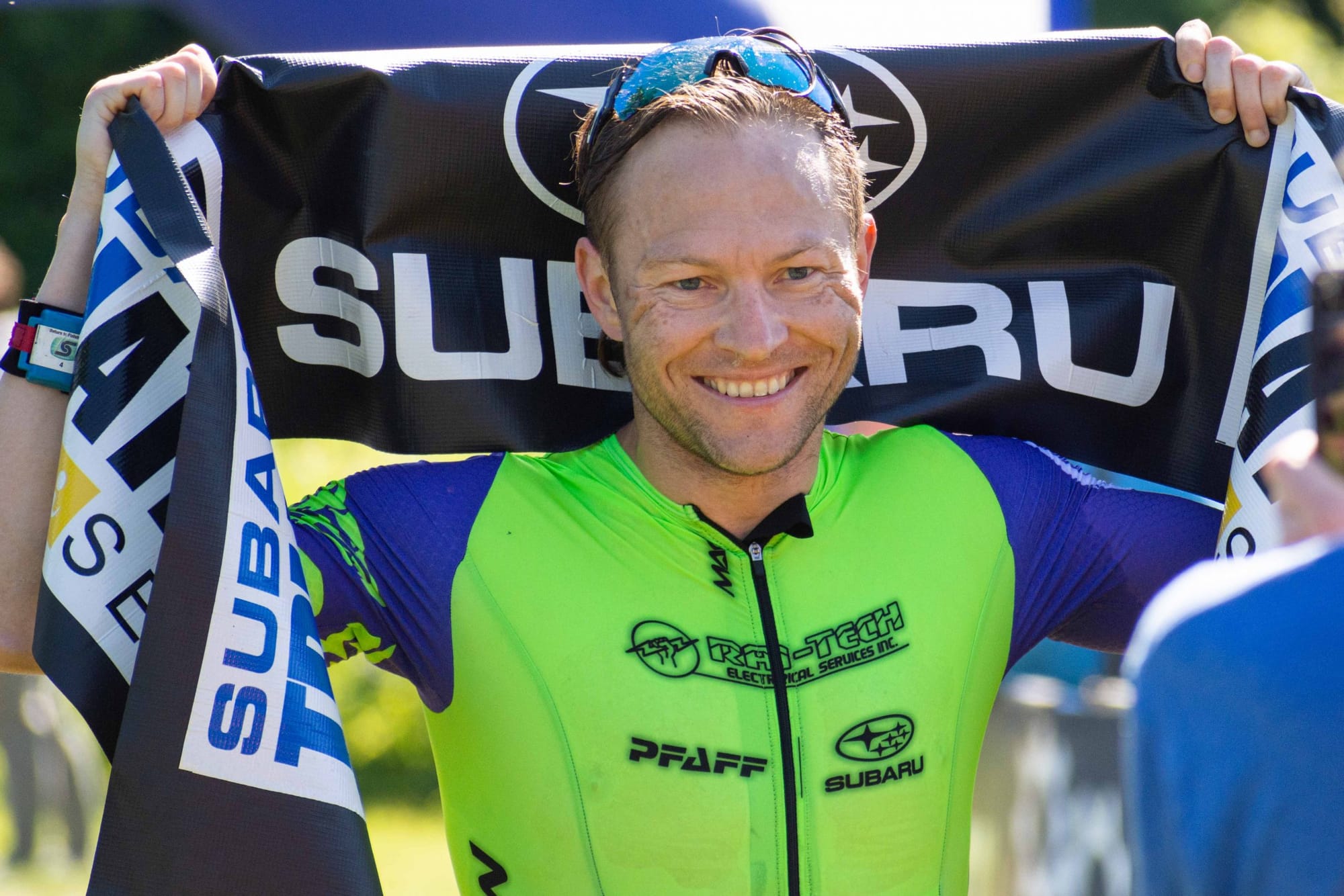 Guelph's Taylor Reid takes first place at Guelph Lake triathlon