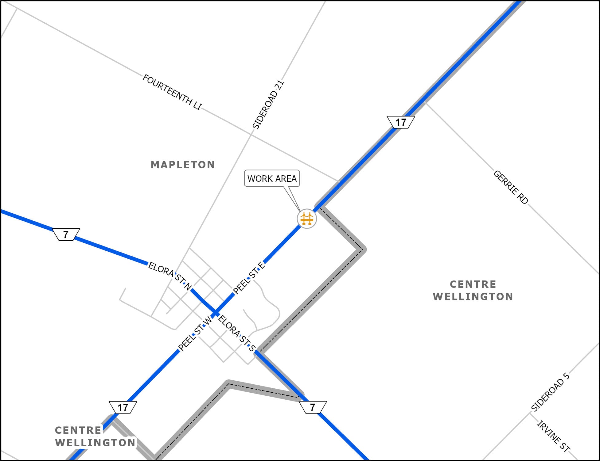 Rehabilitation of Carrol Creek bridge, delays expected