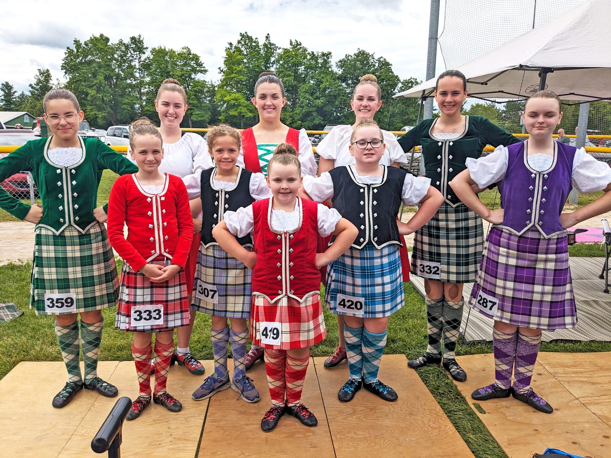 Highland dancers compete through spring and summer