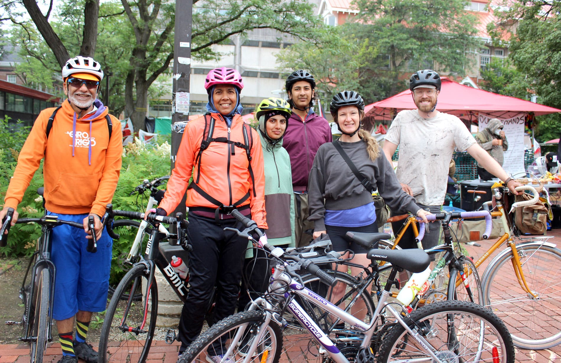 Bike ride through Guelph/Eramosa, Puslinch raised funds for Gazans