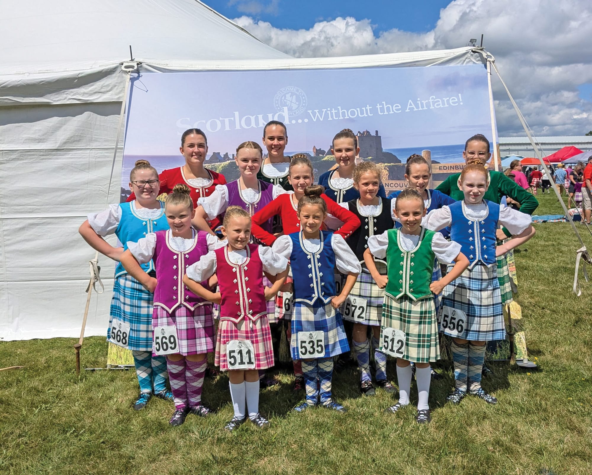 Local dancers compete at Fergus Scottish Festival