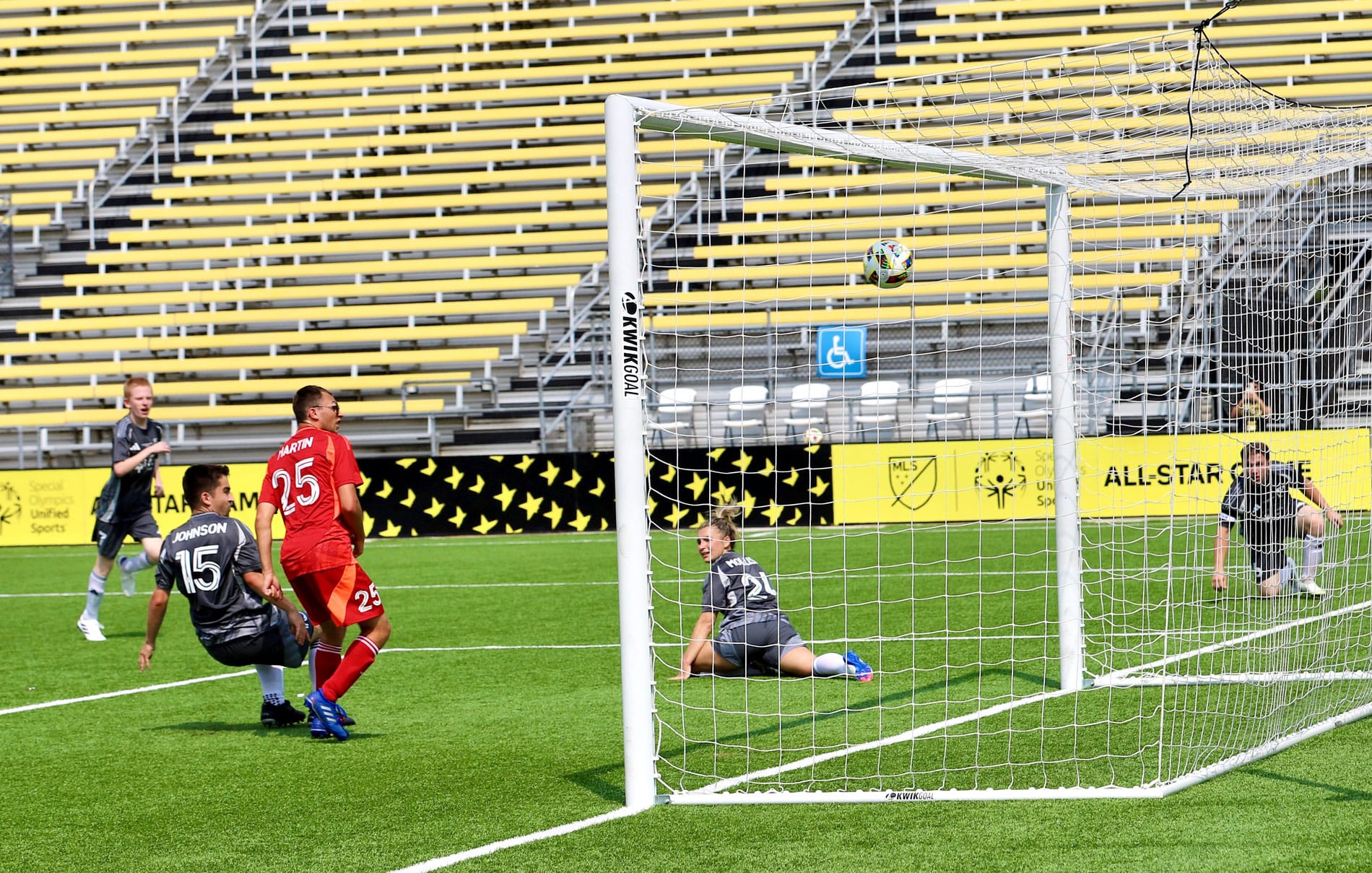 Rourke Martin scores first goal of Special Olympics All-Star Game