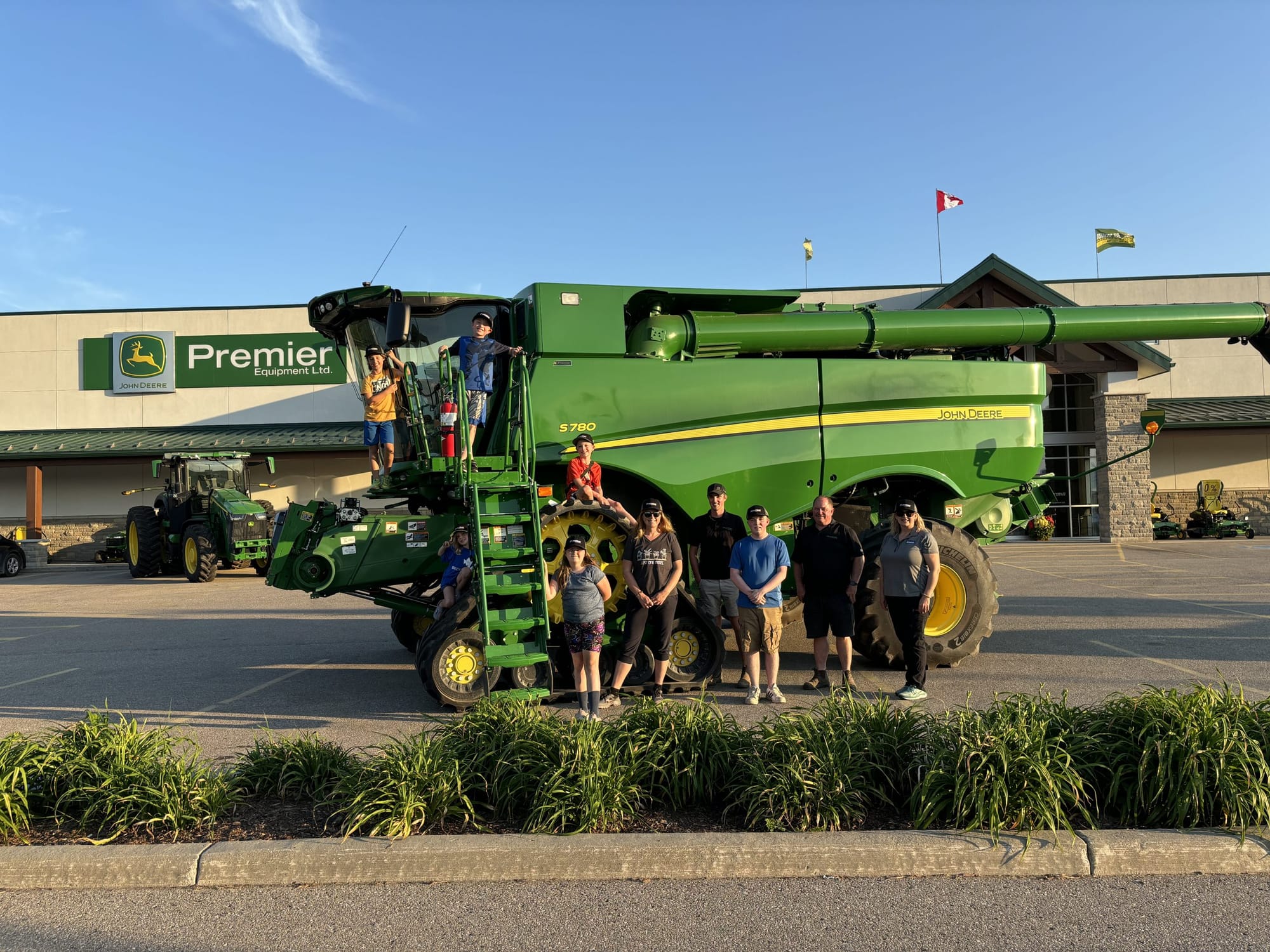 Wellington Soil Conservation 4H Club visits John Deere Dealership