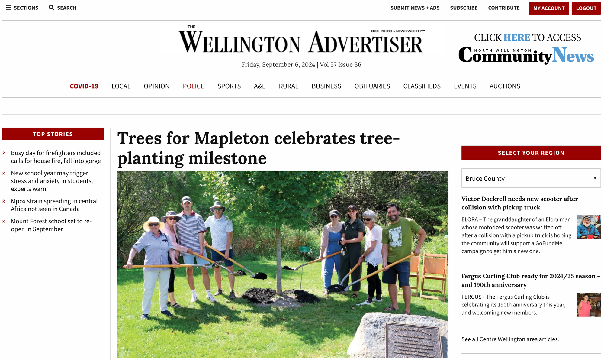 Advertiser website back online after issues addressed