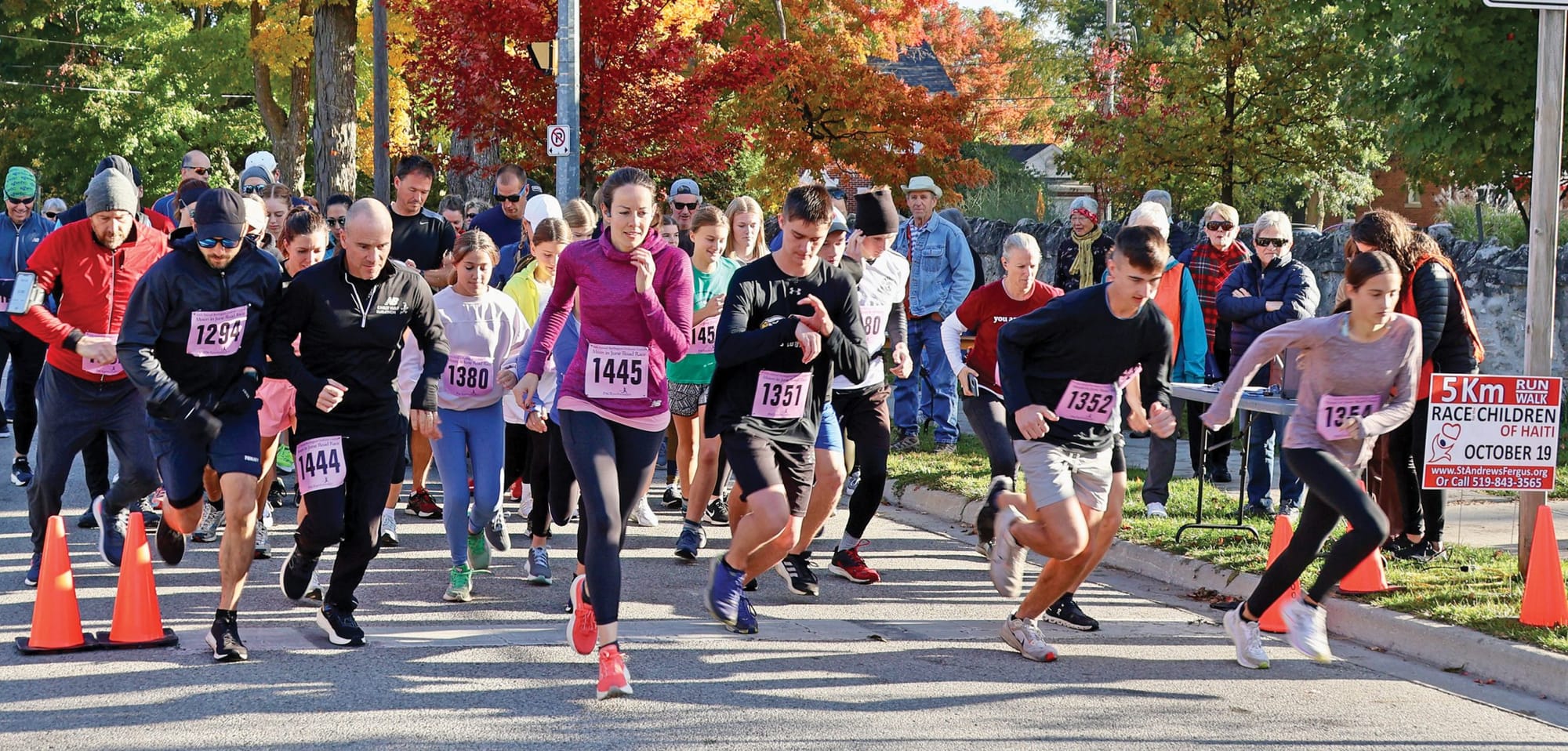 Fergus church holds race for Haitian children