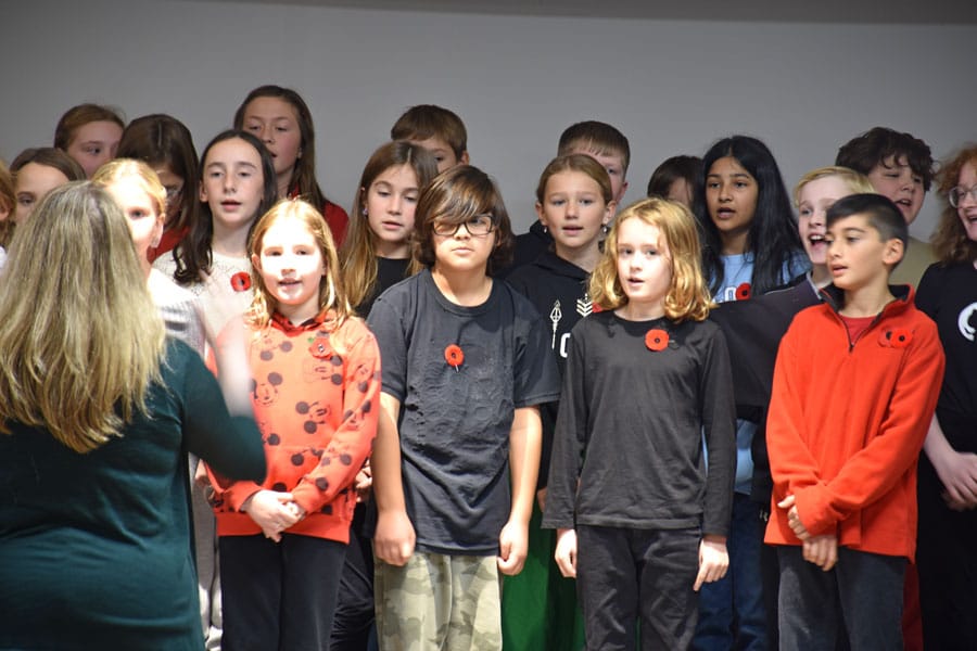 Aberfoyle students play large role in Puslinch Remembrance Day ceremony