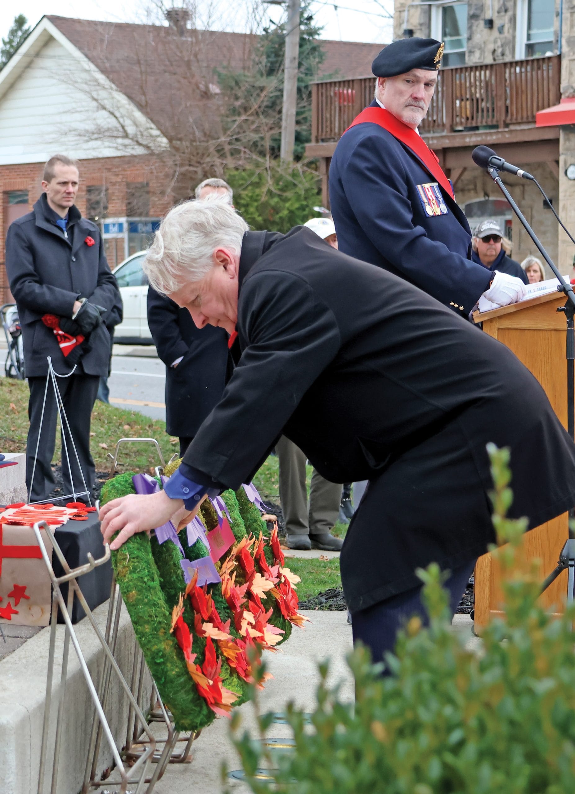 Students big part of crowd at Rockwood service on Nov. 11