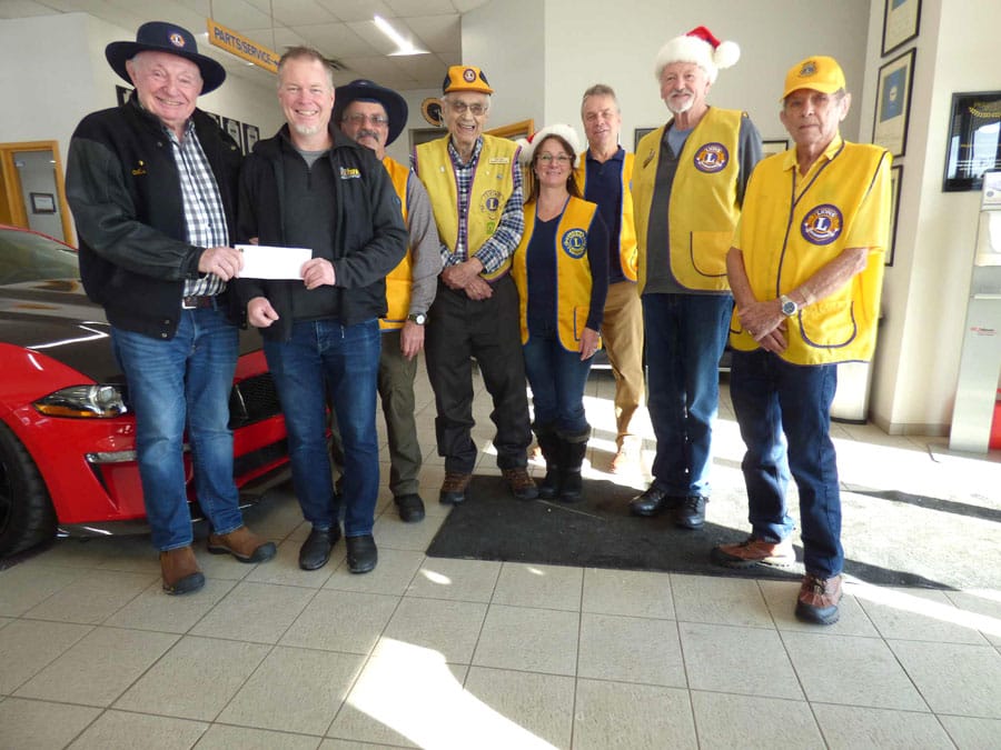 Fergus Lions Club and Reliable Ford partner for successful annual Christmas drive