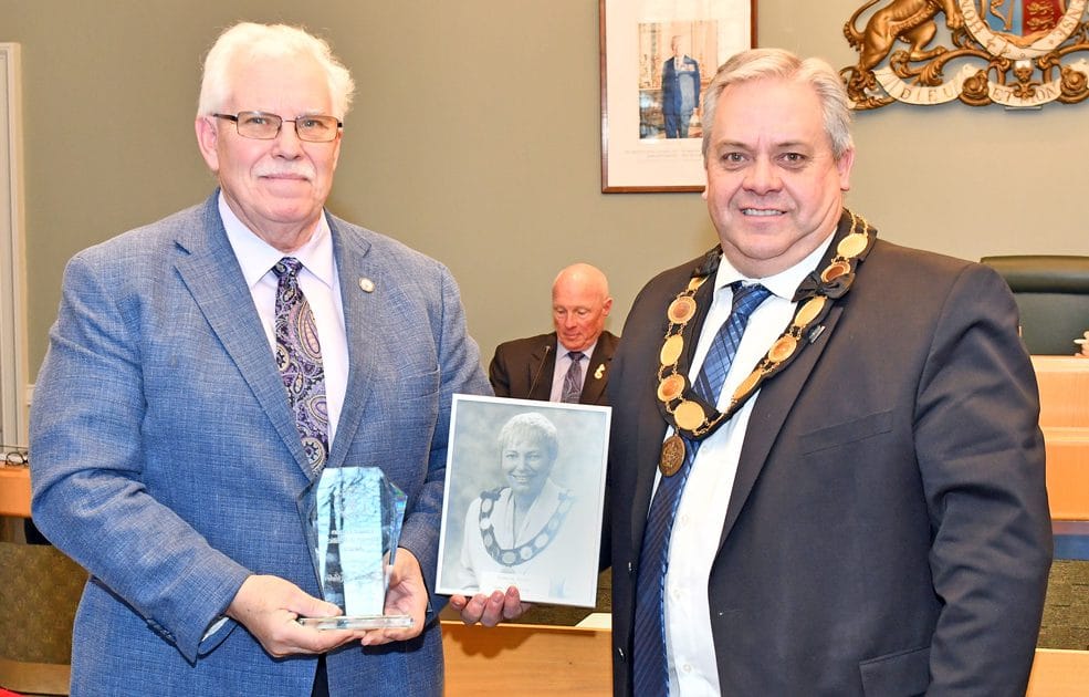Keleher, McQueen receive awards named for first female county councillor Luella Logan