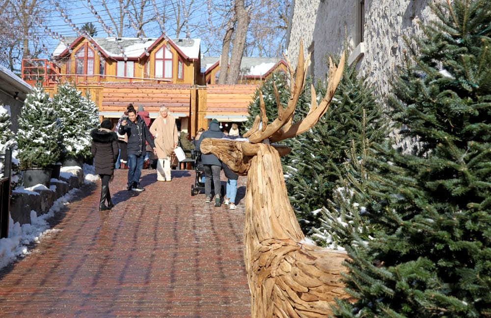 Holiday shoppers explore Elora Christmas Market